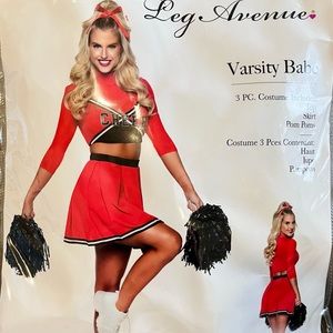 Leg Avenue Varsity Babe Cheerleader Halloween Costume